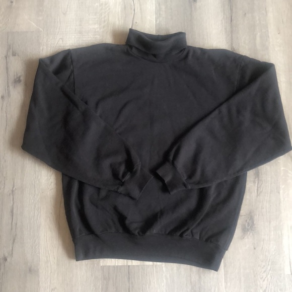 14 OZ HEAVY FLEECE TURTLENECK SWEATSHIRT *NWOT* - Picture 3 of 7
